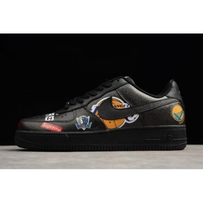 Nike Air Force 1 Low Nba Siyah Kaykay Ayakkabı Türkiye - PXIGTQCQ